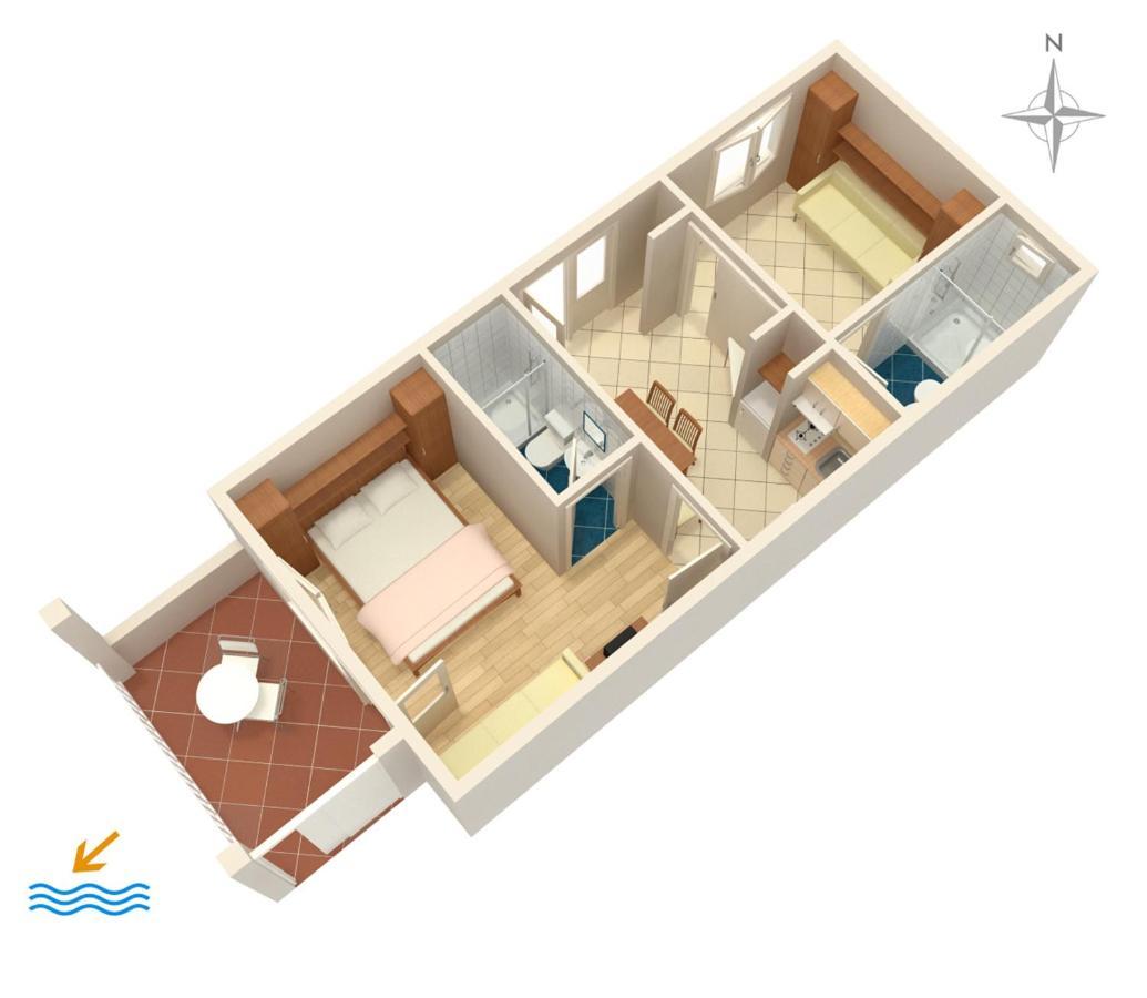 Apartments By The Sea Podgora, Makarska - 2615 Extérieur photo